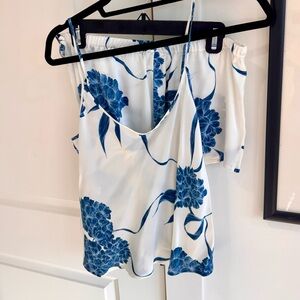 La Perla Blue Hydrangea Sleep Set